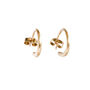 Small Gold Hoops, thumbnail 3 of 3