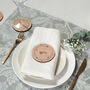 Personalised Wooden Coaster Floral Garland Place Setting, thumbnail 9 of 10