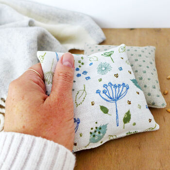 Blue Parsley Wheat Hand Warmers, 2 of 5