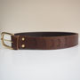 Personalised Engraved Leather Golfers Belt, thumbnail 3 of 6