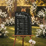 Modern Arch Acrylic Wedding Order Of The Day Timeline, thumbnail 2 of 10
