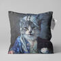 Pillow Cover Sultan's Cat Themed Painting, thumbnail 1 of 7