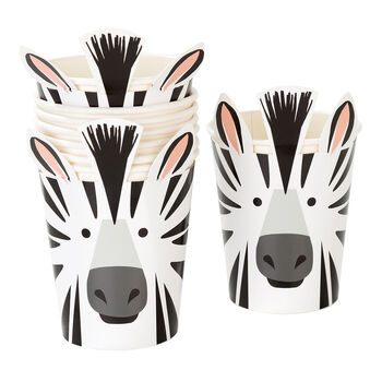 Party Animals Zebra Cups X Eight, 2 of 3