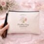 Personalised Bride Wedding Essentials Bag, Bridal Day, thumbnail 4 of 4