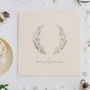 Luxury Hot Foil Blush And Silver Christmas Card, thumbnail 1 of 3