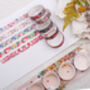 Garden Flowers Washi Tape Mixed Pack, Eco Friendly Paper Sellotape Roll, thumbnail 1 of 2