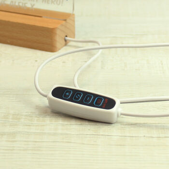 Personalised Pumpkin Wooden LED Light, 4 of 8