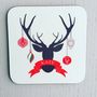 Personalised Stag Coaster, thumbnail 2 of 2