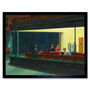 Edward Hopper Nighthawks Iconic Painting Wall Art Print, thumbnail 1 of 3