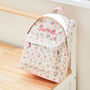 Personalised Ditsy Floral Print Mini Backpack, thumbnail 2 of 7
