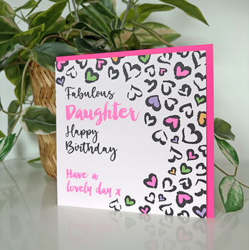 Leopard Love Daughter Birthday, 2 of 3