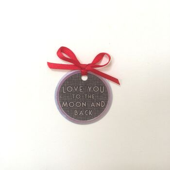 'Love You To The Moon And Back' Card, 2 of 2