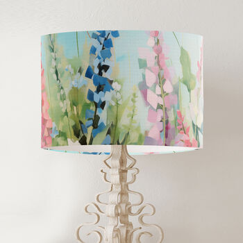 Delphi, Summer Pastel Floral Lampshade, 2 of 8