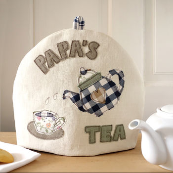Personalised Tea Pot Cosy Birthday Gift For Him, 10 of 11
