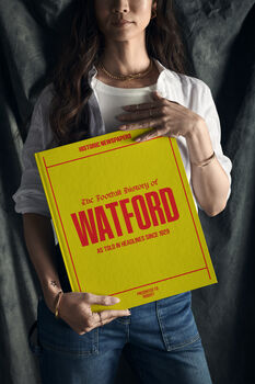 Watford Fc Personalised Football Gift Hornets Newspaper History Book, 10 of 12