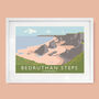 Bedruthan Steps Cornwall Print, thumbnail 1 of 3