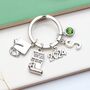 2025 Diploma Graduation Keyring, Personalised Gift Keepsake, Masters Degree, thumbnail 1 of 8