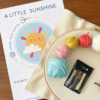 Punch Needle Embroidery Craft Kit For Beginners And Up, 7 of 10