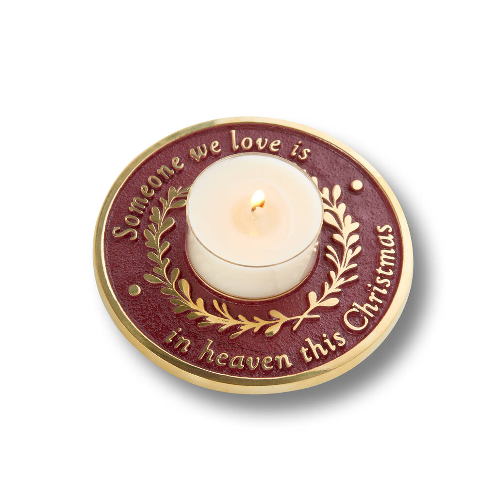 Someone We Love Is In Heaven This Christmas Candle Holder, 1 of 3