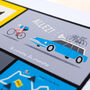 Set Of Two Cycling Art Prints, French Cycling Terms, thumbnail 5 of 9