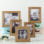 Personalised Solid Oak Picture Frame With Photo Print, thumbnail 3 of 7