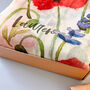 Personalised Poppy Print Scarf, thumbnail 3 of 11