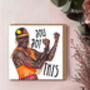 Mr Motivator Inspired Greeting Card, Funny Retro Encouragement Card, thumbnail 3 of 4
