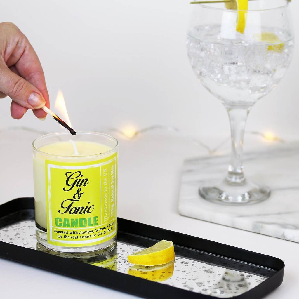 Gin And Tonic Scented Candle Gift, 1 of 2