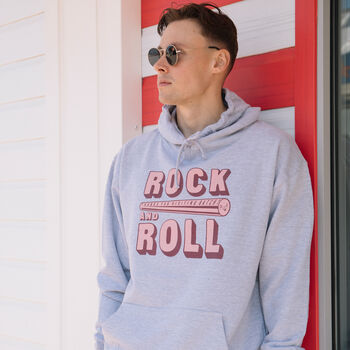 Rock And Roll Men's British Seaside Graphic Hoodie, 4 of 4