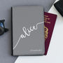 Personalised Handwriting Passport Cover, thumbnail 1 of 5