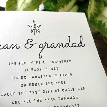 Personalised Christmas Card For Grandma And Grandad, 2 of 4