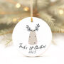 Baby's 1st Christmas Personalised Ornament, thumbnail 1 of 5
