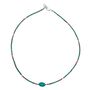 Nepalese Tiny Beaded Turquoise Necklace, thumbnail 1 of 3