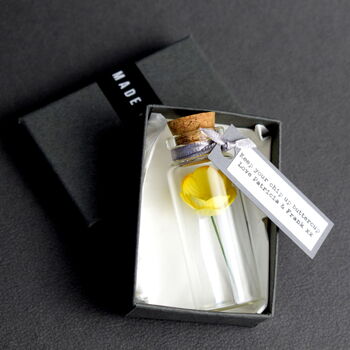 Tiny Buttercup In A Bottle Personalised Gift, 3 of 12