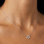 Gold Or Silver Women's Star Of David Pendant Necklace, Celestial Jewellery, thumbnail 5 of 5