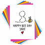 Personalised Bee Birthday Card, thumbnail 5 of 5