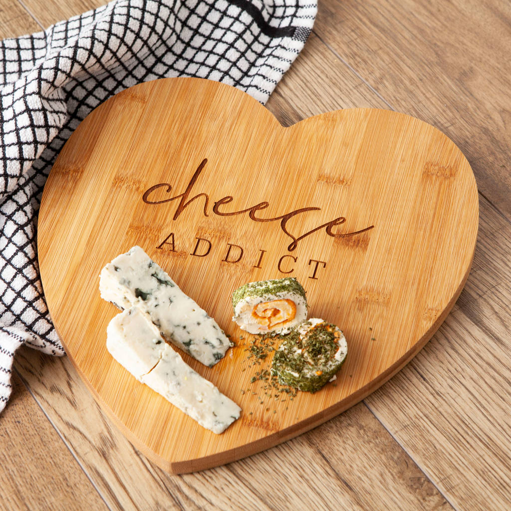 Personalised Cheese Addict Board, 1 of 4