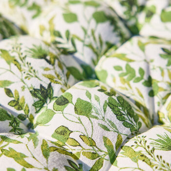 Botanical Padded Garden Bench Cushion, 4 of 6