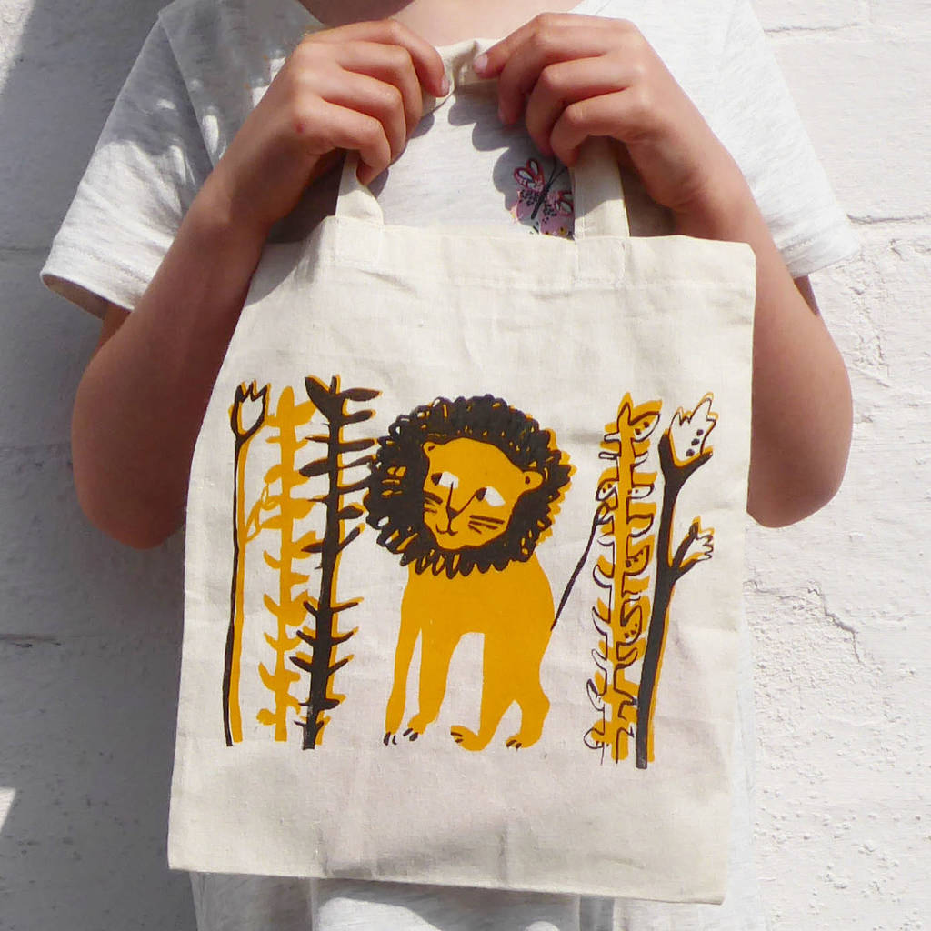 Children's Lion Tote Bag, 1 of 3