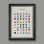 The Velorati Cycling Jersey Poster Print, thumbnail 1 of 4