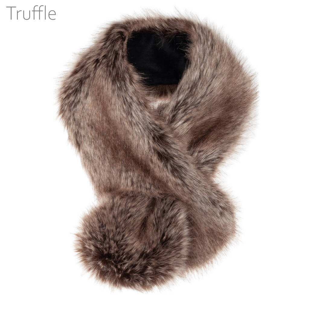 Tiptop Scarf. Luxury Faux Fur Made In England By Helen Moore ...