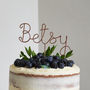 Personalised Name Wire Birthday Cake Topper, thumbnail 2 of 11