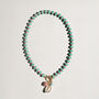 Turquoise And Pink Gingham Necklace, thumbnail 2 of 5