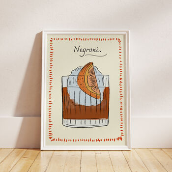 Negroni Cocktail Print, 6 of 8