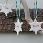 Personalised Christmas Hanging Snowflake, thumbnail 4 of 4