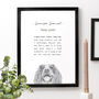 Springer Spaniel Dog Illustration Unframed Print, thumbnail 1 of 8