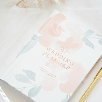 Engagement Gift, Wedding Planner Rose Gold Peonies, 12 of 12