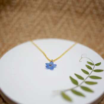 Forget Me Not Sterling Silver Or Gold Necklace, 7 of 12