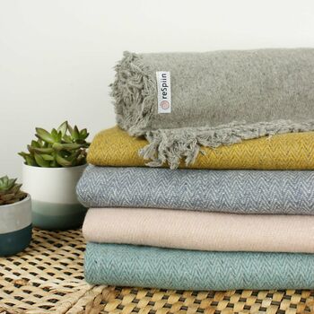 Respiin Recycled Wool Throw, 9 of 12