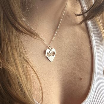 Swan Love Charm Necklace, 2 of 3